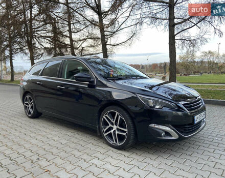 Чорний Пежо 308, об'ємом двигуна 2 л та пробігом 224 тис. км за 12200 $, фото 15 на Automoto.ua