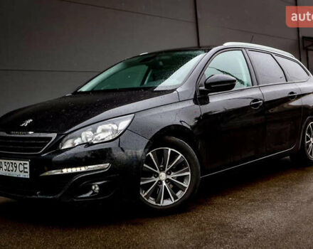 Черный Пежо 308, объемом двигателя 1.56 л и пробегом 279 тыс. км за 7100 $, фото 1 на Automoto.ua