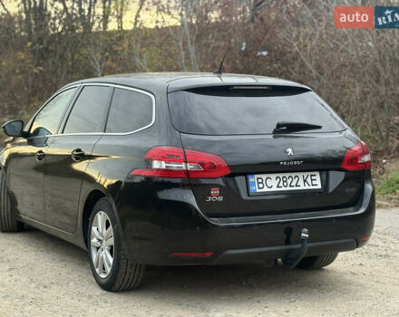 Черный Пежо 308, объемом двигателя 1.56 л и пробегом 198 тыс. км за 5799 $, фото 6 на Automoto.ua