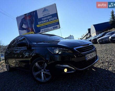 Черный Пежо 308, объемом двигателя 1.56 л и пробегом 200 тыс. км за 10999 $, фото 2 на Automoto.ua