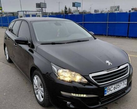 Чорний Пежо 308, об'ємом двигуна 1.56 л та пробігом 163 тис. км за 10400 $, фото 1 на Automoto.ua