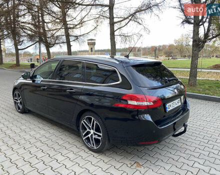 Чорний Пежо 308, об'ємом двигуна 2 л та пробігом 224 тис. км за 12200 $, фото 8 на Automoto.ua