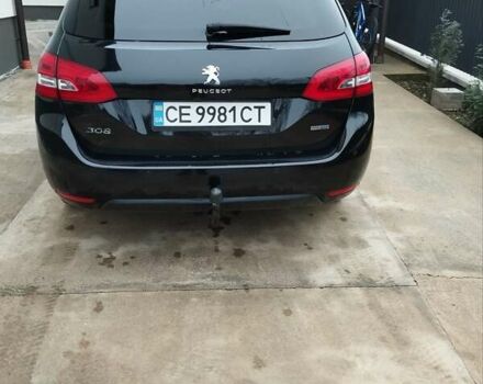 Чорний Пежо 308, об'ємом двигуна 1.56 л та пробігом 226 тис. км за 10500 $, фото 4 на Automoto.ua