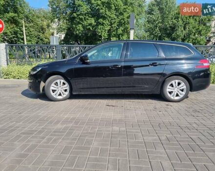 Черный Пежо 308, объемом двигателя 1.56 л и пробегом 200 тыс. км за 9900 $, фото 1 на Automoto.ua