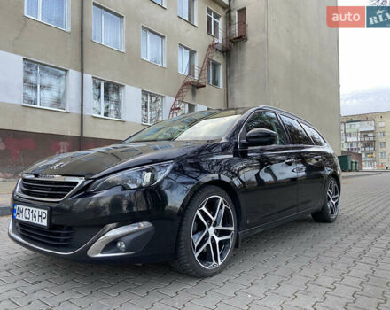 Чорний Пежо 308, об'ємом двигуна 2 л та пробігом 224 тис. км за 12200 $, фото 18 на Automoto.ua