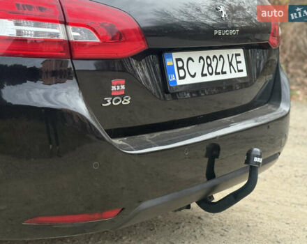 Черный Пежо 308, объемом двигателя 1.56 л и пробегом 198 тыс. км за 5799 $, фото 9 на Automoto.ua