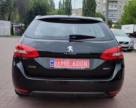 Черный Пежо 308, объемом двигателя 2 л и пробегом 223 тыс. км за 12500 $, фото 4 на Automoto.ua