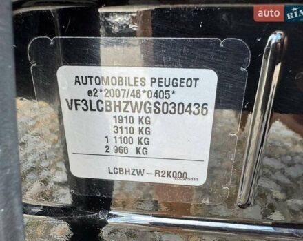 Черный Пежо 308, объемом двигателя 1.56 л и пробегом 221 тыс. км за 10750 $, фото 21 на Automoto.ua