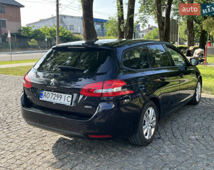 Черный Пежо 308, объемом двигателя 1.56 л и пробегом 284 тыс. км за 9300 $, фото 2 на Automoto.ua