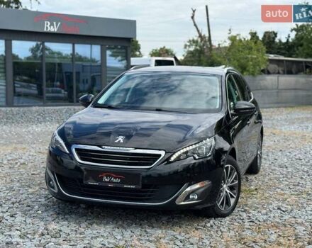 Черный Пежо 308, объемом двигателя 1.56 л и пробегом 221 тыс. км за 10750 $, фото 1 на Automoto.ua