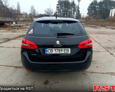 Чорний Пежо 308, об'ємом двигуна 1.6 л та пробігом 227 тис. км за 10000 $, фото 3 на Automoto.ua