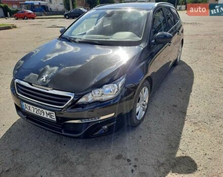 Черный Пежо 308, объемом двигателя 1.56 л и пробегом 163 тыс. км за 9500 $, фото 1 на Automoto.ua