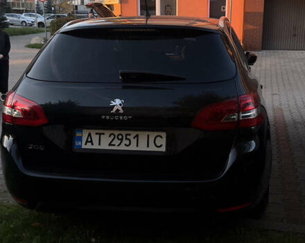 Чорний Пежо 308, об'ємом двигуна 1.56 л та пробігом 230 тис. км за 10500 $, фото 2 на Automoto.ua