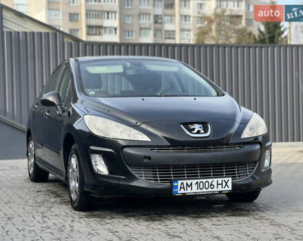 Черный Пежо 308, объемом двигателя 1.6 л и пробегом 260 тыс. км за 4600 $, фото 1 на Automoto.ua