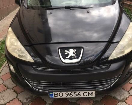 Чорний Пежо 308, об'ємом двигуна 1.6 л та пробігом 242 тис. км за 4600 $, фото 1 на Automoto.ua