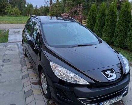 Чорний Пежо 308, об'ємом двигуна 1.6 л та пробігом 230 тис. км за 4600 $, фото 1 на Automoto.ua