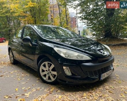 Чорний Пежо 308, об'ємом двигуна 2 л та пробігом 260 тис. км за 6200 $, фото 1 на Automoto.ua