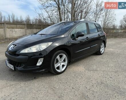 Черный Пежо 308, объемом двигателя 2 л и пробегом 283 тыс. км за 6200 $, фото 1 на Automoto.ua