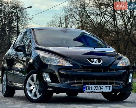 Черный Пежо 308, объемом двигателя 1.6 л и пробегом 166 тыс. км за 5400 $, фото 1 на Automoto.ua