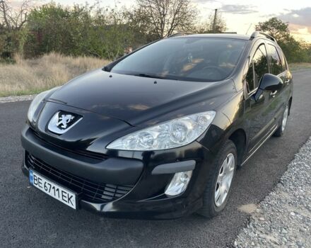 Чорний Пежо 308, об'ємом двигуна 1.6 л та пробігом 270 тис. км за 5500 $, фото 1 на Automoto.ua