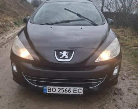 Чорний Пежо 308, об'ємом двигуна 1.6 л та пробігом 186 тис. км за 4000 $, фото 1 на Automoto.ua