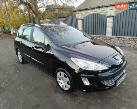 Черный Пежо 308, объемом двигателя 1.6 л и пробегом 190 тыс. км за 4800 $, фото 1 на Automoto.ua