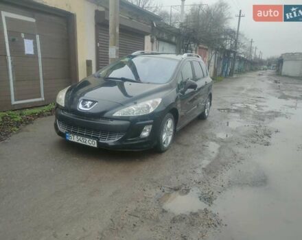 Чорний Пежо 308, об'ємом двигуна 1.6 л та пробігом 252 тис. км за 5800 $, фото 1 на Automoto.ua
