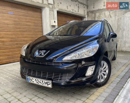 Черный Пежо 308, объемом двигателя 1.6 л и пробегом 264 тыс. км за 5250 $, фото 1 на Automoto.ua
