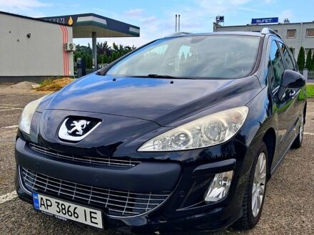 Чорний Пежо 308, об'ємом двигуна 1.6 л та пробігом 185 тис. км за 6000 $, фото 1 на Automoto.ua