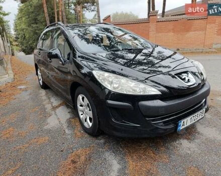 Черный Пежо 308, объемом двигателя 1.6 л и пробегом 275 тыс. км за 5300 $, фото 1 на Automoto.ua