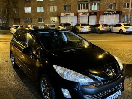 Чорний Пежо 308, об'ємом двигуна 1.6 л та пробігом 159 тис. км за 5200 $, фото 1 на Automoto.ua