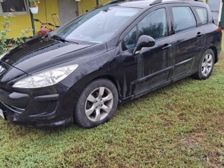 Чорний Пежо 308, об'ємом двигуна 1.6 л та пробігом 350 тис. км за 5000 $, фото 1 на Automoto.ua