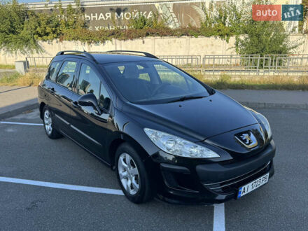 Чорний Пежо 308, об'ємом двигуна 1.56 л та пробігом 275 тис. км за 5500 $, фото 1 на Automoto.ua