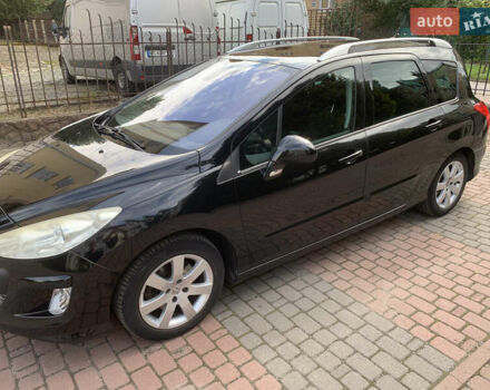 Чорний Пежо 308, об'ємом двигуна 1.6 л та пробігом 217 тис. км за 5900 $, фото 1 на Automoto.ua
