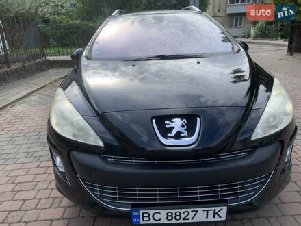 Черный Пежо 308, объемом двигателя 1.6 л и пробегом 217 тыс. км за 5900 $, фото 1 на Automoto.ua