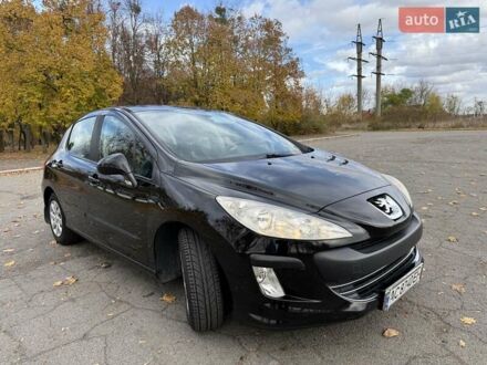 Черный Пежо 308, объемом двигателя 1.56 л и пробегом 320 тыс. км за 5300 $, фото 1 на Automoto.ua
