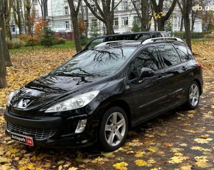 Черный Пежо 308, объемом двигателя 1.6 л и пробегом 220 тыс. км за 6390 $, фото 1 на Automoto.ua