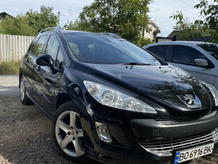 Чорний Пежо 308, об'ємом двигуна 1.6 л та пробігом 219 тис. км за 6200 $, фото 1 на Automoto.ua