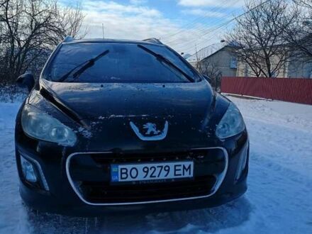 Чорний Пежо 308, об'ємом двигуна 1.56 л та пробігом 302 тис. км за 6600 $, фото 1 на Automoto.ua