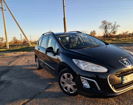 Черный Пежо 308, объемом двигателя 1.6 л и пробегом 220 тыс. км за 5700 $, фото 1 на Automoto.ua