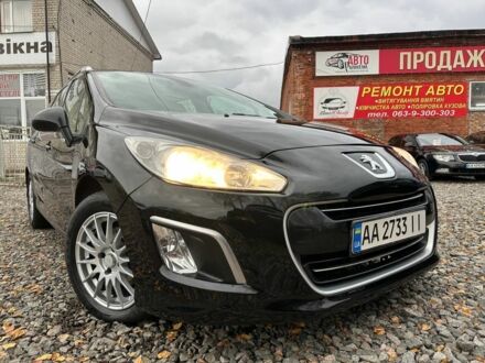 Черный Пежо 308, объемом двигателя 1.6 л и пробегом 200 тыс. км за 6500 $, фото 1 на Automoto.ua