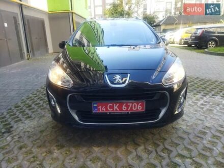 Чорний Пежо 308, об'ємом двигуна 1.6 л та пробігом 176 тис. км за 6699 $, фото 1 на Automoto.ua