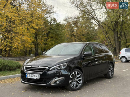 Черный Пежо 308, объемом двигателя 2 л и пробегом 211 тыс. км за 11999 $, фото 1 на Automoto.ua