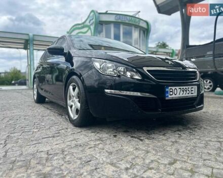Черный Пежо 308, объемом двигателя 1.56 л и пробегом 265 тыс. км за 7600 $, фото 1 на Automoto.ua