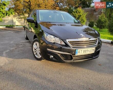 Черный Пежо 308, объемом двигателя 2 л и пробегом 254 тыс. км за 8750 $, фото 1 на Automoto.ua