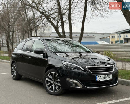 Чорний Пежо 308, об'ємом двигуна 2 л та пробігом 211 тис. км за 11900 $, фото 1 на Automoto.ua