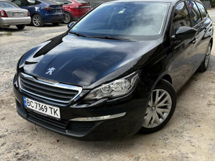 Черный Пежо 308, объемом двигателя 1.56 л и пробегом 235 тыс. км за 8500 $, фото 1 на Automoto.ua