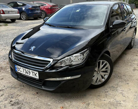 Чорний Пежо 308, об'ємом двигуна 1.56 л та пробігом 235 тис. км за 8500 $, фото 1 на Automoto.ua