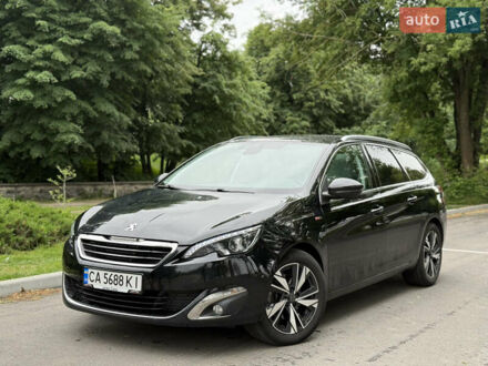 Чорний Пежо 308, об'ємом двигуна 2 л та пробігом 208 тис. км за 12999 $, фото 1 на Automoto.ua