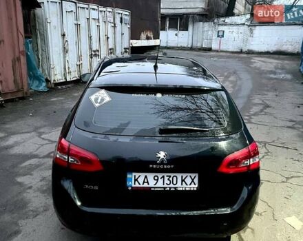 Черный Пежо 308, объемом двигателя 1.56 л и пробегом 260 тыс. км за 5900 $, фото 1 на Automoto.ua